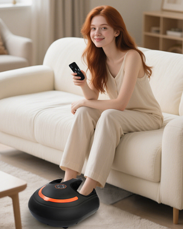 Shiatsu Foot Massager Electric Feet Massage Machine Deep Kneading Relief for Plantar Fasciitis