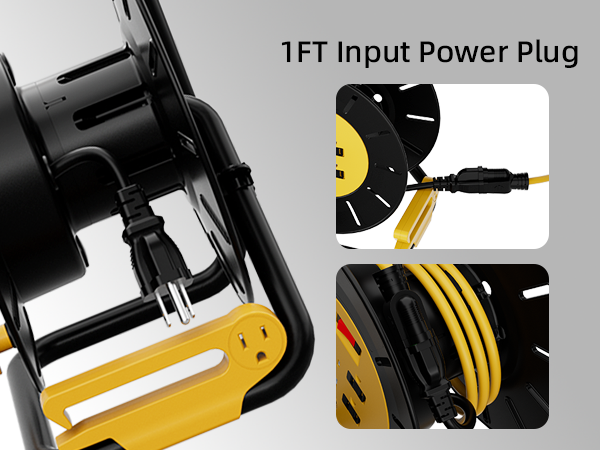 portable extension cord reel