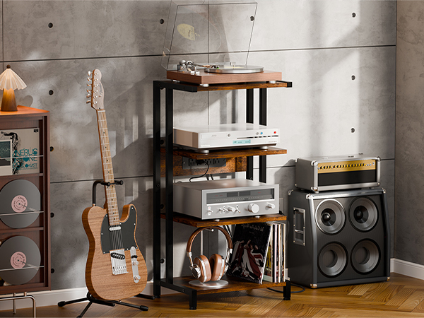 Wooden Corner Shelves