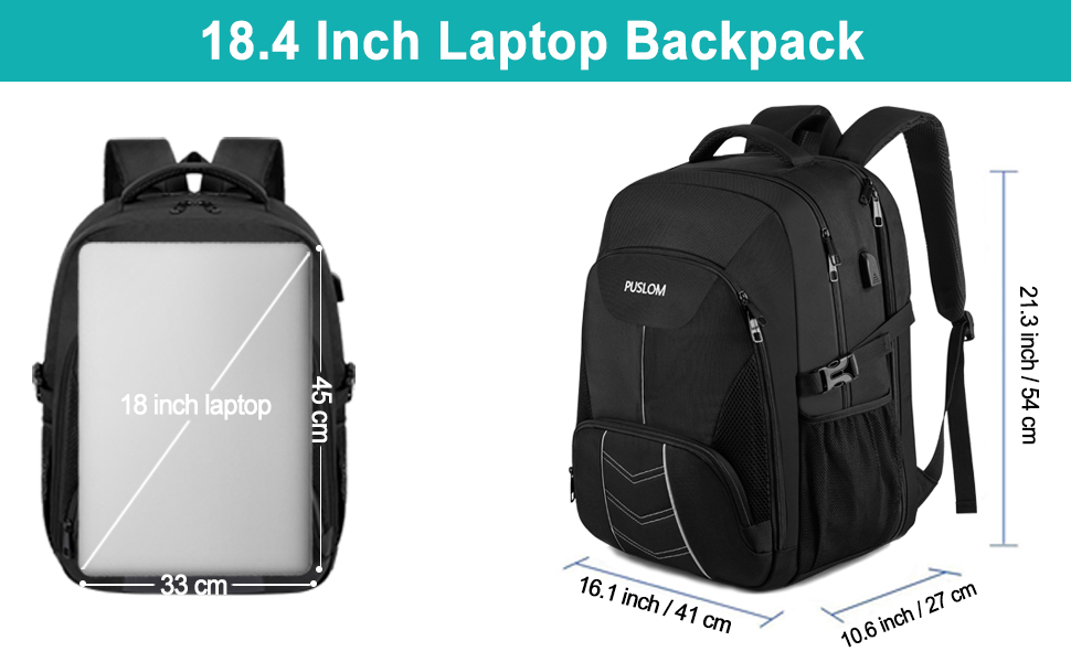 18.4Inch Travel Laptop Backpack