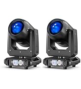 200W RGBW 4in1 Stage Light, Dj Moving Head Lights Auto Sound Master-Slave DMX Scene Controlled, L...