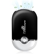 mlogiroa Lash Fan Mini Portable Eyelash - Handheld for Eyelash Extension Rechargeable USB C Air C...