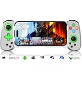 arVin Wireless Gaming Controller for iPhone, Android with Phone CASE Support &amp; Green Light, Bluet...
