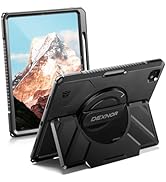 Dexnor for iPad Pro&amp;Air Series Cases, Rugged Protective Case with 360° Rotating Hand Strap &amp; Larg...