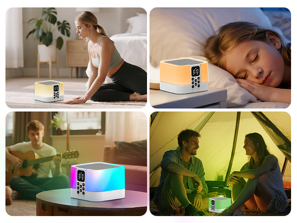 bluetooth speaker with night lights