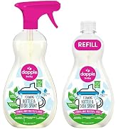 Dapple Baby Fragrance-Free Foaming Bottle &amp; Dish Spray - (2 Pack) 16.9 fl oz - Plant-Powered Clea...
