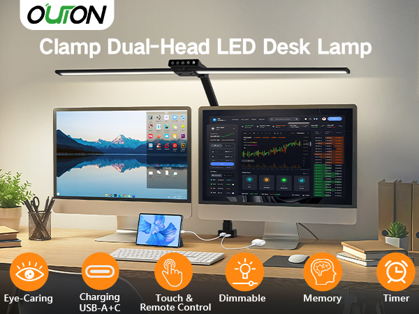 LED Desk Lamp with Clamp