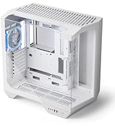 darkFlash Full-Tower ATX Gaming PC Case, Back Plug-in Motherboard, 1 PWM ARGB Fans, Dual-Chamber ...