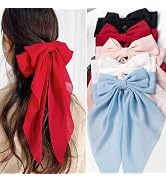 Hair Bows 5 PCS hair ribbon Hair Bows for Women Girls,Big Bows Hair Clips,Bow-knot Hair Clips for...