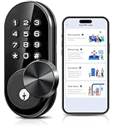 Smart Locks for Front Door - TEEHO Keyless Entry Door Lock with Keypads, Deadbolt Smart Lock, APP...