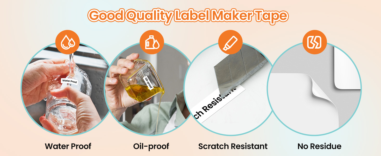 label maker machine with tape waterproof, small label maker, label maker bluetooth, label maker