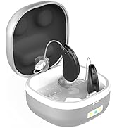 YorkSound Rechargeable BTE Hearing Aids, OTC Hearing Aids with 3 in 1 Charging, Drying &amp; Backup P...