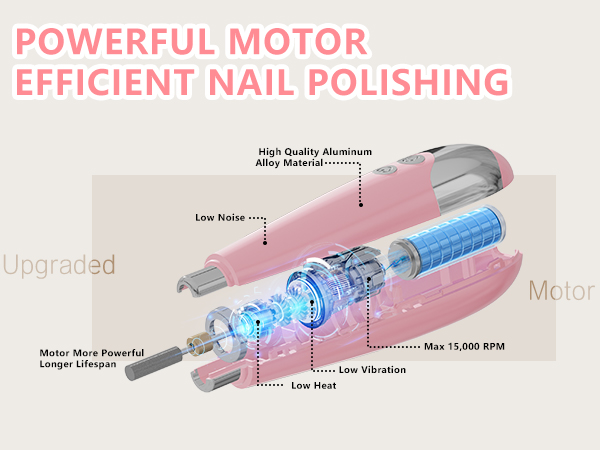 Nail Dust Collector Electric Nail Drill Kit