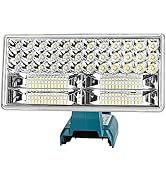 40W 4200lumen Tools LED Work Light Compatible with Makita 18V Lithium-Ion Battery,Choerinton 9In ...