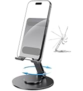 Gaina Venture Premium Foldable Phone Stand - 100% Aluminum, 360° Rotation, Mobile Phone Holder fo...