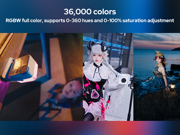 Pico RGB full color led video light