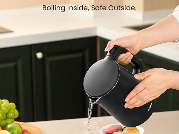 double wall electric kettle