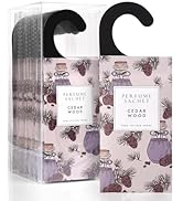 ROSE COTTAGE Large 12 Packs Cedar Wood Hanging Closet Deodorizer Air Freshener Long Lasting Scent...