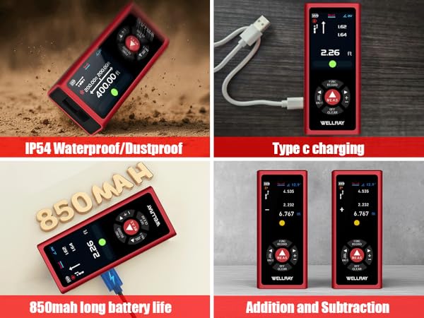 Type c charging Addition and Subtraetion /IP54 Waterproof/Dustproof 850mah long battery life