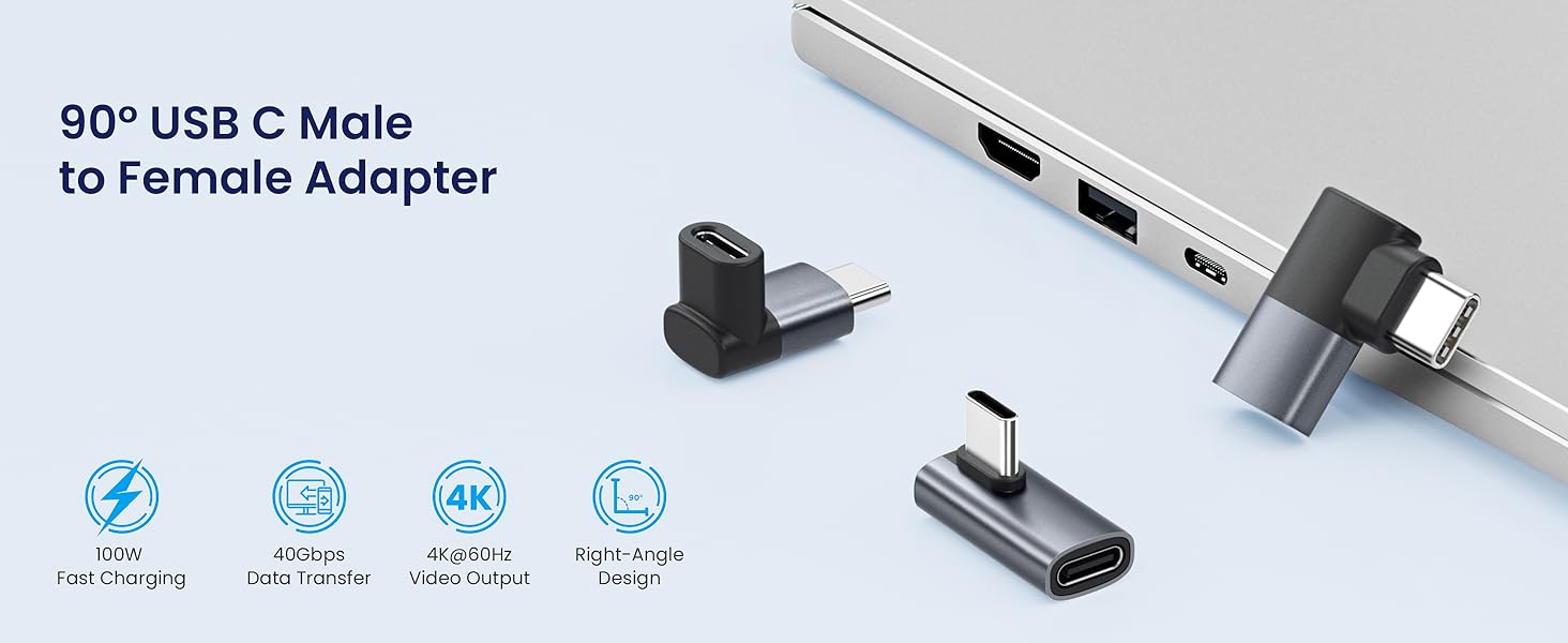 ANGLE USB C EXTENDER ADAPTER