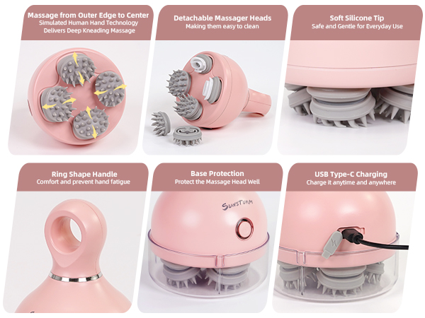 Sunsturm Electric Scalp Massager Details