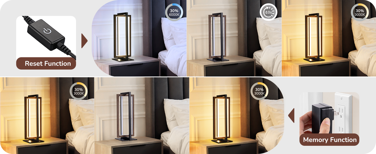 Reset Function LED Table Lamp
