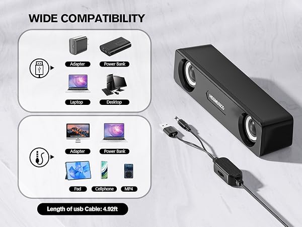 Computer Speakers for Desktop PC