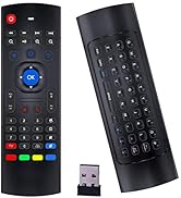 Air Mouse Remote, Rock&amp;Rown MX3 Pro 2.4G Android Box Remote with Mini Wireless Keyboard,Compatibl...