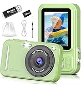 Digital Camera for Kids, HILDCROA 48MP FHD 1080P Point and Shoot Digital Cameras with 16X Zoom An...