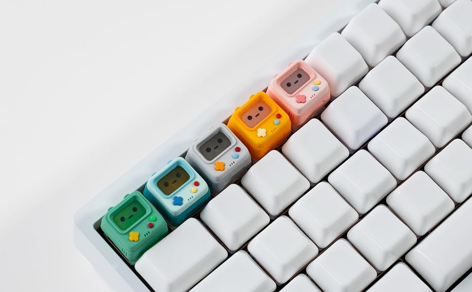 Cute Retro Game Consoler-Shpaed Keycaps