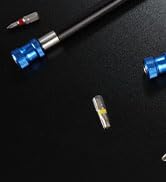 WORKPRO Drill Bit Extension, 12" Magnetic Drill Screwdriver Bit Holder Extender with Aluminum Sle...