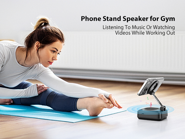 cell phone stand speaker