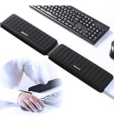 UnivoColors PostureUp L-Shaped Desk Wrist Rest &amp; Elbow Rest, Non-Slip, Separate Design, Memory Fo...