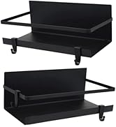 Seropy Magnetic Spice Rack Organizer, 2 Pack Magnetic Shelf for Refrigerator, Spice Organizer for...