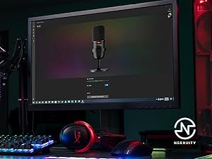 Customizable via HyperX NGENUITY Software