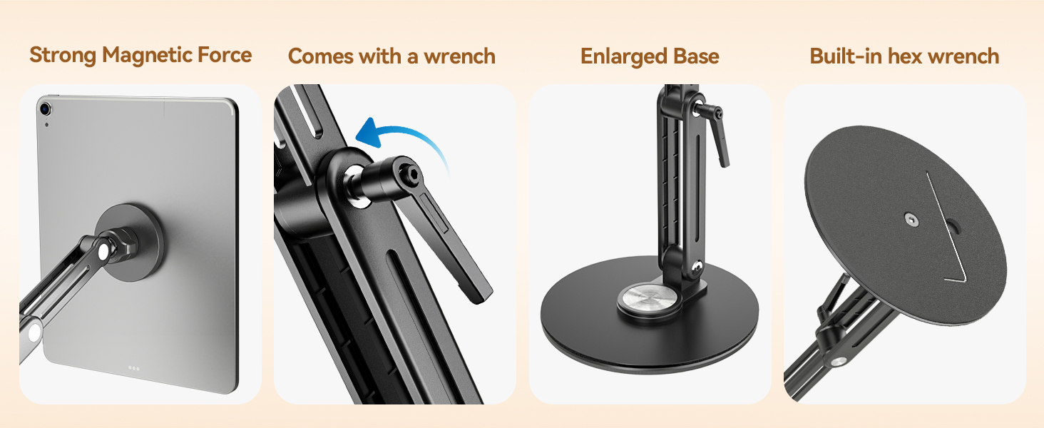 magnetic monitor stand