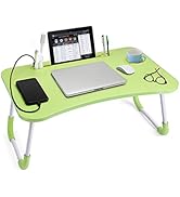 Slendor Laptop Desk Foldable Bed Table Folding Breakfast Tray Portable Lap Standing Desk Notebook...