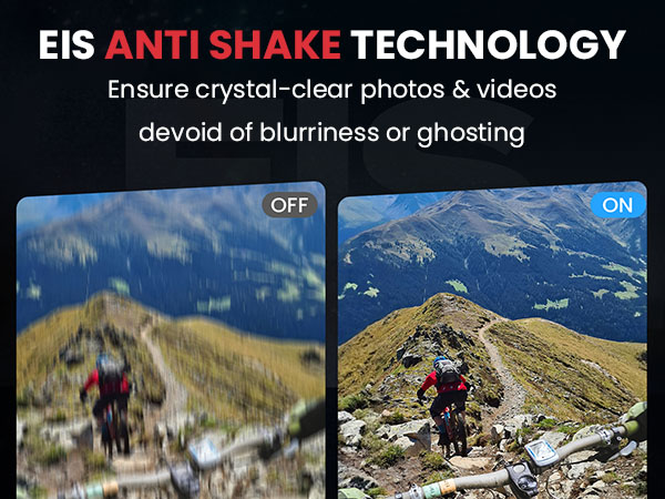 action camera with EIS