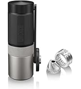 WACACO Exagrind, Manual Coffee Grinder, Stainless Steel Conical Burr, High Precision Adjustable C...