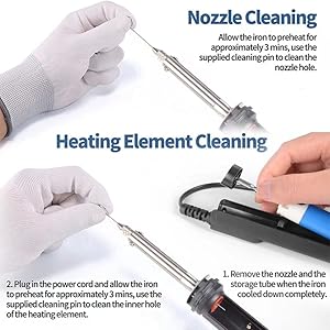 solder remover nozzle clean