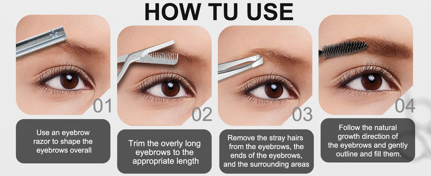 eyebrow trimmer scissors
