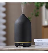 Gooamp 200ML Ceramic Essential Oil Diffuser for Home, Stone Diffuser | Ultrasonic Aromatherapy Di...