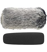 SUNMON Windscreen Muff and Foam for Rode VideoMic, NTG2, NTG1 and WSVM Microphone, Indoor Outdoor...