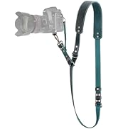 Padwa Lifestyle Green Single Camera Harness Strap for One Camera - Professional Single Full Grain...
