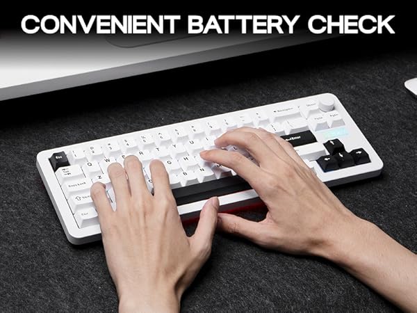 Galaxy68 Wireless Mechanical Keyboard in Aluminum with QMK/VIA Support
