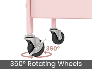 3 tiered rolling cart