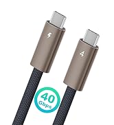 Ubluker USB C to USB C Cable 40Gbps 5 FT, Certified USB4 Cable with E-Marker USB3.2 Gen2*2 PD3.1 ...
