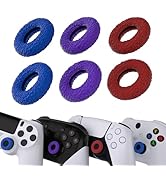 PlayVital 3 Pairs Donut Design Silicone Thumbstick Rings for ps5/4, for Xbox Series X/S, for Xbox...