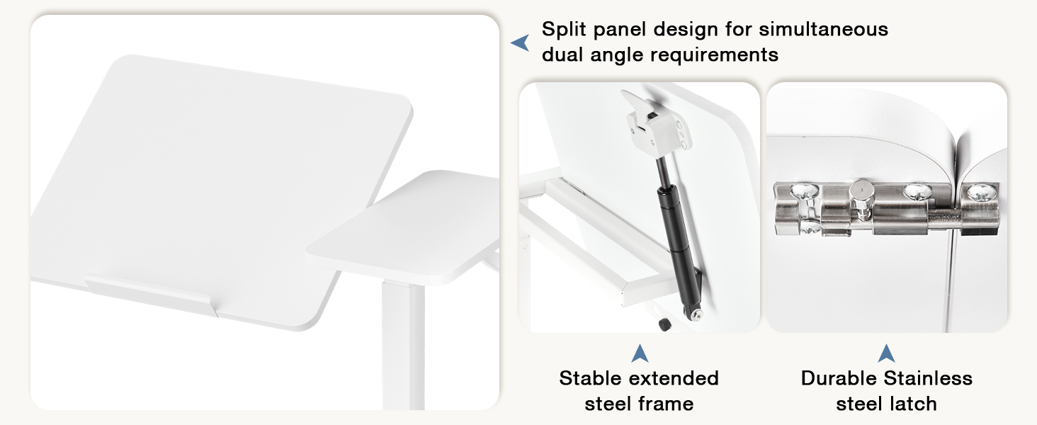 white desk
