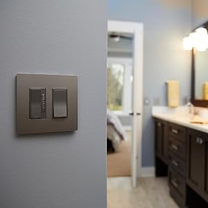 radiant switch nickel metallic